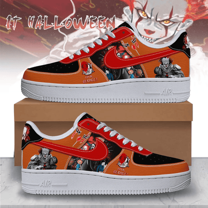 IT Halloween Halloween AF1 Sneakers Shoes For Men And Women