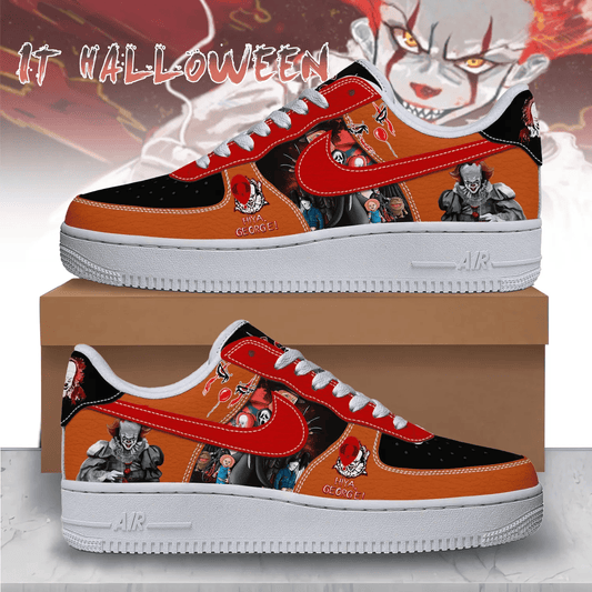 IT Halloween Halloween AF1 Sneakers Shoes For Men And Women