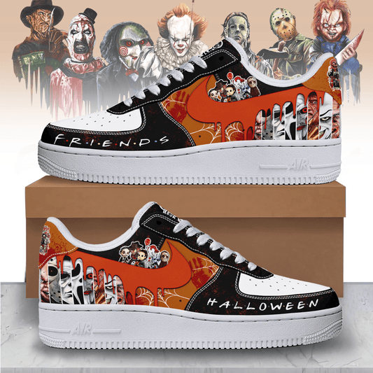 Halloween Horror Friends AF1 Sneakers Shoes For Men And Women