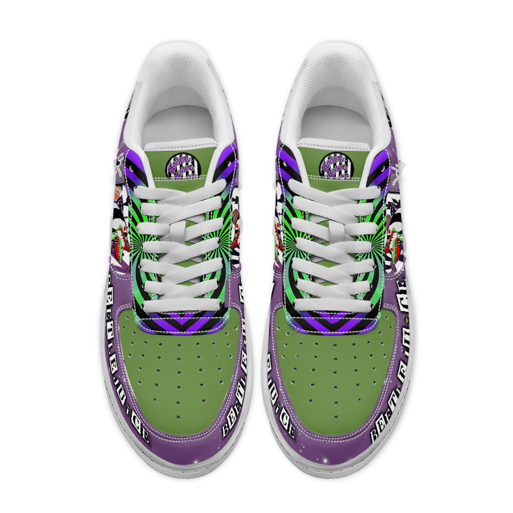 Beetlejuice x Halloween AF1 Sneakers Shoes For Men And Women