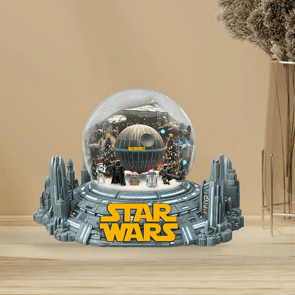 Merry Christmas x Star Wars - Customize Your Name Personalized The Force Custom Shaped Acrylic Plaque
