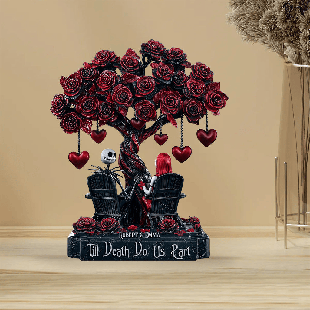 Till Death Do Us Part - The Nightmare Before Christmas - Customize Your Name Acrylic Plaque